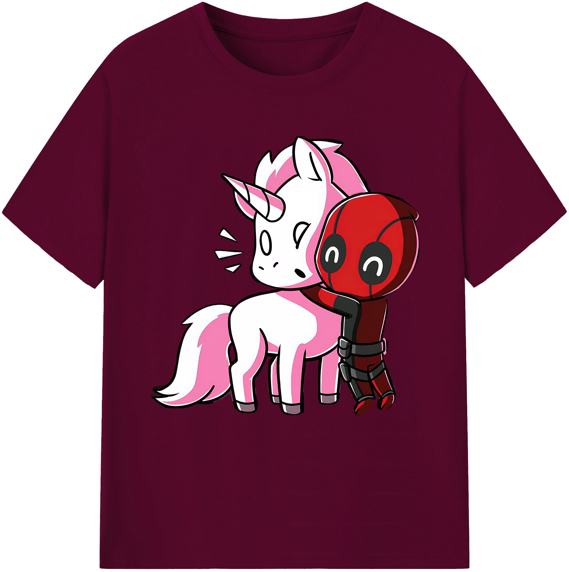 （画像用） Deadpool デッドプール レディースカジュアルプリントTシャツ（綿100％）